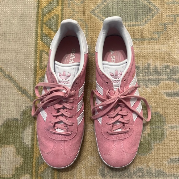 Adidas Gazelle - Pink and White Sneakers - Picture 1 of 5